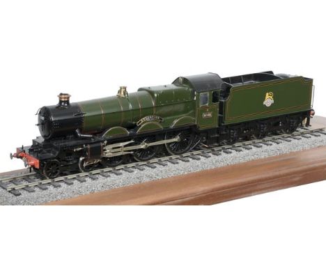 A very fine Gauge 1 model of a Great Western Railway Castle Class 4-6-0 tender locomotive No.5082 ‘Swordfish’, scratch built 