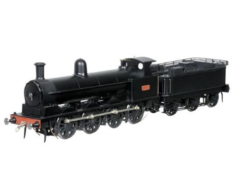 A fine Gauge 1 model of a London North Western Railway Class C 0-8-0 Whale two-cylinder rebuild tender locomotive No.1814, sc