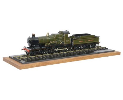 A very fine Gauge 1 model of a Great Western Railway 4-4-0 tender locomotive No.3716 ‘City of London’, scratch built initiall