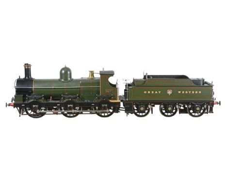 A fine exhibition quality model of a 71/4 gauge Great Western Railway Beyer Goods 0-6-0 locomotive and tender No.337, built b