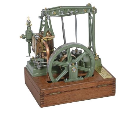 A well engineered model of an Easton & Anderson Grasshopper beam engine, built by Mr M.J. Dunford of Lincolnshire from the de