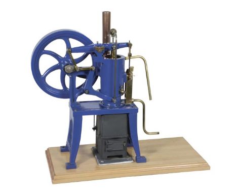 A well engineered model of a Rider Ericsson vertical hot air pumping engine, built by Mr N. Hooper of Devon, with beam action