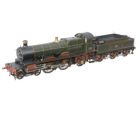 A very fine Gauge 1 model of a Great Western Railway Saint Class 4-4-2 tender locomotive No.179 ‘Magnet’, scratch built by Ge