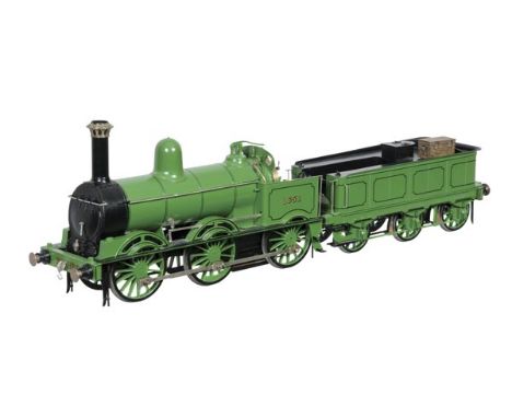 A fine Gauge 1 model of a London North Western Railway 0-6-0 DX Goods locomotive No.1651, scratch built by the late Geoff Hol