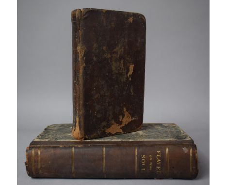 Two Early 19th Century Books; 1807 Leather Bound Edition of 'Worth of the Soul, or a Treatise of the Soul of Man..' with 'Nav
