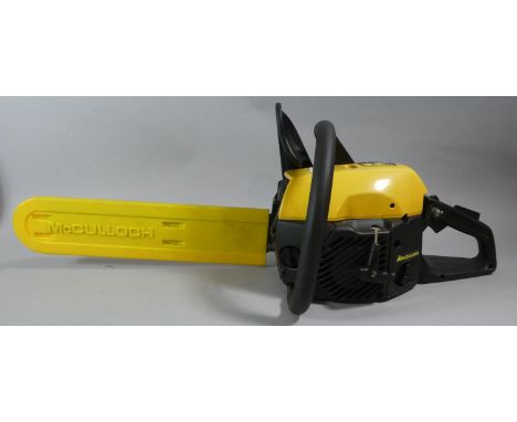 A Recently Serviced McCulloch PRMAC40 Chainsaw, Working Order 