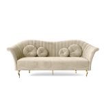Milan-Sofa-3-Seats-Velvet-Cream RRP £1350 (SKU 427)