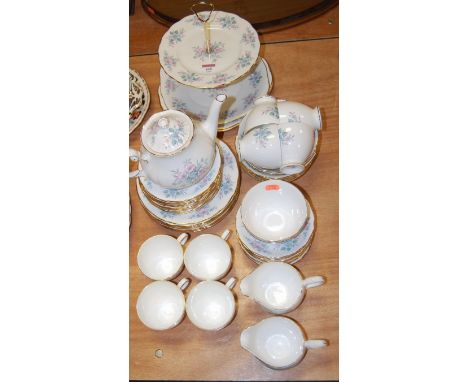 A Colclough bone china eight place setting tea service