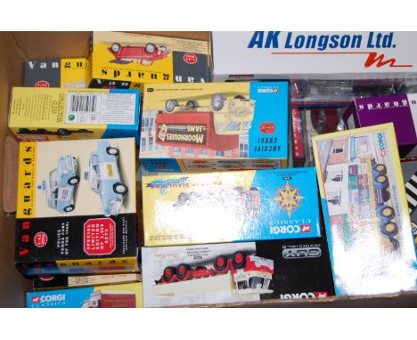 A collection of mixed modern issue diecast to include Corgi Classics, Corgi Guy Invincible range, and Famous Hauliers from ar