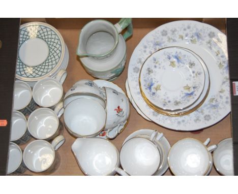 A Colclough part tea service, together with various other teawares