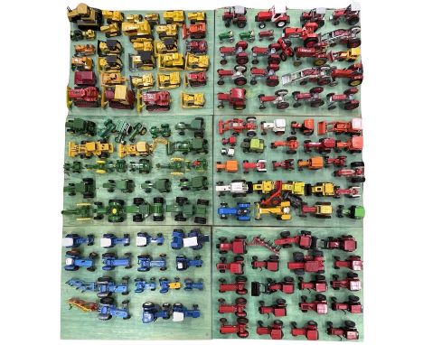 A further extensive quantity of various small-scale die-cast tractor models