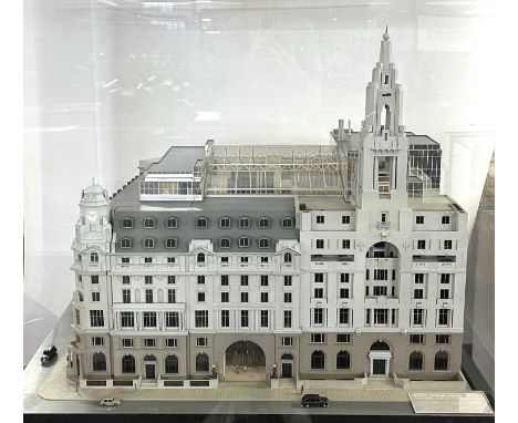 ARCHITECTURAL MODEL INTEREST: 1:100 scale Triton Court in Finsbury Square London, 1984 (now renamed and developed as 'Alphabe