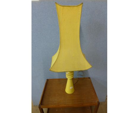 A 1970's table lamp 