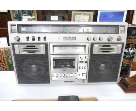 Panasonic ghetto blaster, 4 band stereo, radio cassette recorder Model RX-5600L