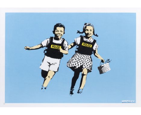 Banksy (born 1974)Jack &amp; Jill (Police Kids), 2005 signed, dated and numbered 342/350 in pencilscreenprint in colours50 x 