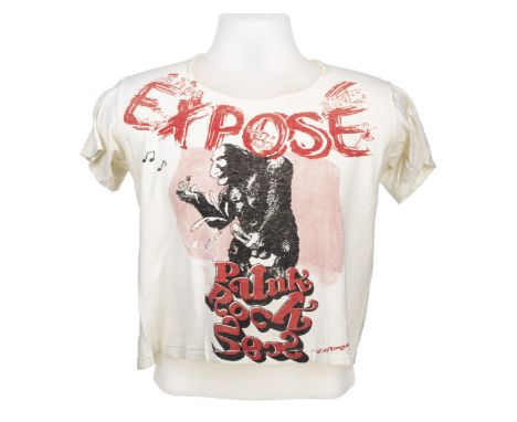 Vivienne Westwood and Malcolm McLarenAn 'Exposé' Seditionaries T-shirt, 1977in white jersey, red and black 'King Kong' imager