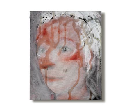David Bowie (1947-2016)DHEAD LII, 1997  signed and dated Bowie '97 on the reverse acrylic and computer collage on canvas24 x 