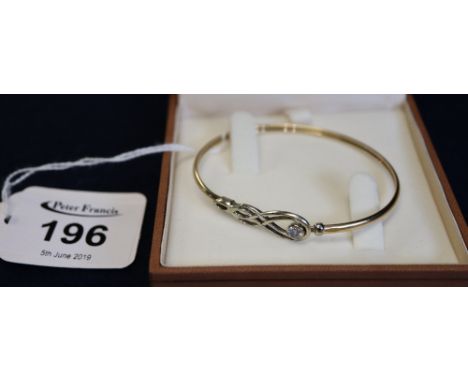 9ct Clogau gold bangle. (B.P. 24% incl. VAT) CONDITION REPORT: 5.3g approximately.