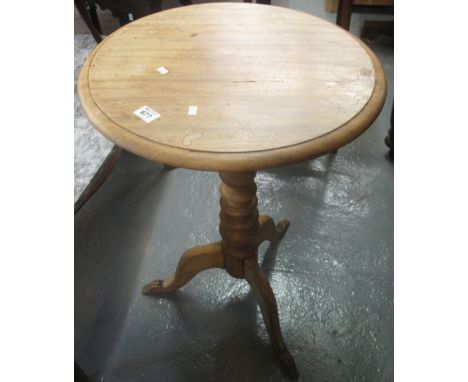 19th century mahogany tripod table.(B.P. 24% incl. VAT)