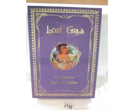 'Lost Girls' by Alan Moore and Melinda Gebbie, 3 volume erotic graphic novel with slipcase, published by Top Shelf Production