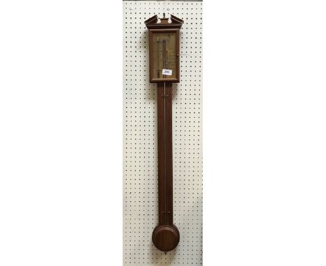 An early 20th Century ebonised dome top mantel clock with eight-day movement, 43.5 cm long and a Victorian plated cased eight