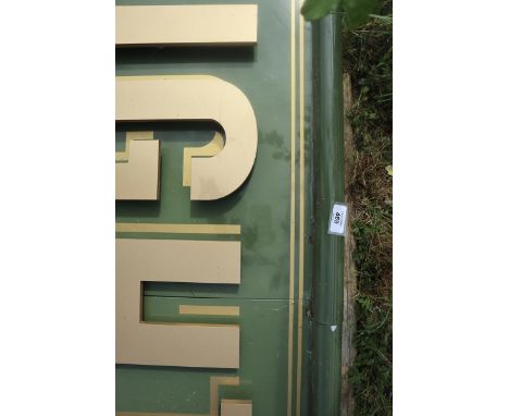 The Light House pub sign - Approx size: 480cm x 60cm (splits in half) 