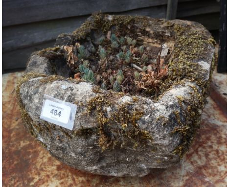 Small antique stone trough 