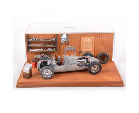Revival hand-built competition scale model; Auto Union Type C Spaccato &amp; Battuta (1937) - an exclusive model on fitted ga