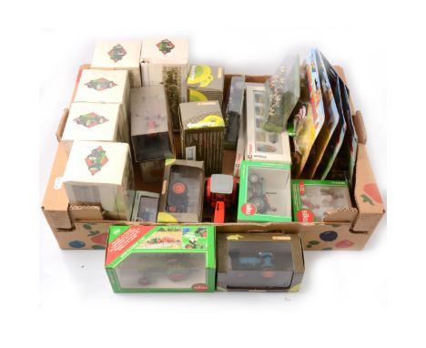 Tractor and farm vehicle models; one box including five Atlas edition tractors; Siku 3464 Fendt Dieselross F28; 3470 Ferguson