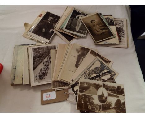 A mixed selection of topographical postcards to include royalty, scenic, architectural etc  