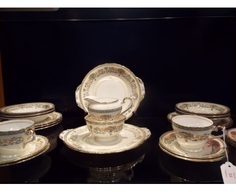 An Aynsley part tea service in 'Henley' pattern