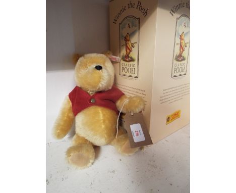 A boxed Steiff 'Winnie The Pooh 27', limited edition 05124/10000 complete with tags