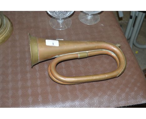A Cadet copper and brass bugle