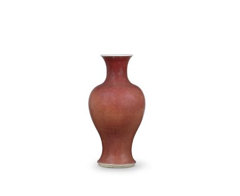 A RARE LANGYAO-GLAZED BALUSTER VASEKangxiThe vessel well potted, rising from a ring foot to a waisted neck ending in an evert