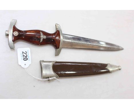 German WWII SA dagger and scabbard.