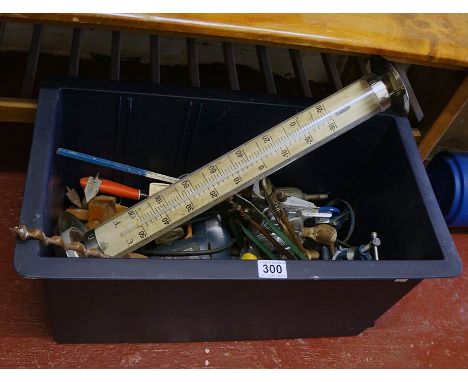 Box of assorted tools