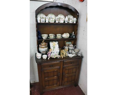 Oak dome top dresser, possibly Ercol