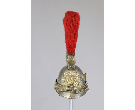 French helmet late 19thSizes: L. totale= 265 mm H = 500mmWeight (K): 1,08kgCondition: At first glance: patina, normal wear