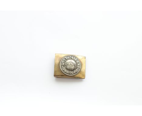 German WWI belt buckleSizes: L =62mm H =50mmWeight (K): 0,05kgCondition: At first glance: patina, normal wear