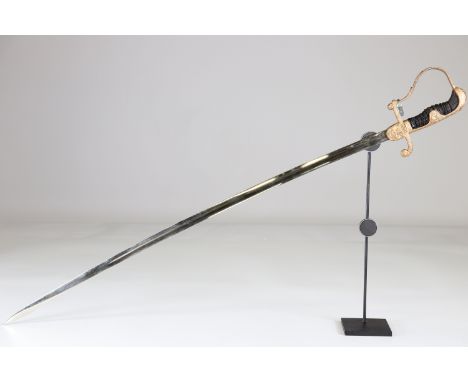 German Officer Latte WWII WehrmachtSizes: L. totale= 900mm L Lame= 770mm l lame= 20mmWeight (K): 0,41kgCondition: At first gl