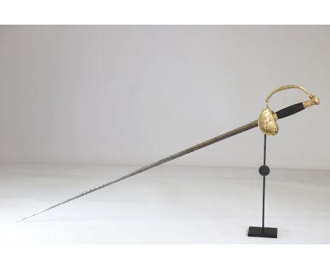 French military sword, marine artillery Nr ° Matricule 169 552 early 19th century?Sizes: L. totale= 900mm L Lame= 740mm l lam