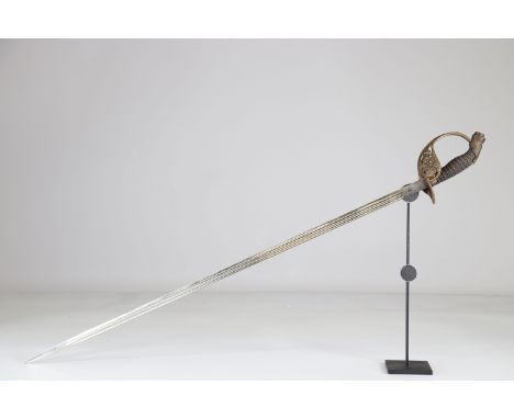 German officer saber, 1914-1918, Blazon on the Wuerttemberg guardSizes: L. totale= 990mm L Lame= 840mm l lame= 20mmWeight (K)