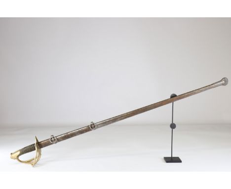 Latte cavalry, + -1830, no markingSizes: L. totale= 1075mm L Lame= 920mm l lame= 32mmWeight (K): 2,27kgCondition: At first gl