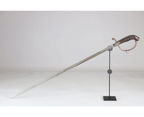 German saber, engraved blade, WW1,Sizes: L. totale= 930mm L Lame= 790mm l lame= 20mmWeight (K): 0,56kgCondition: At first gla