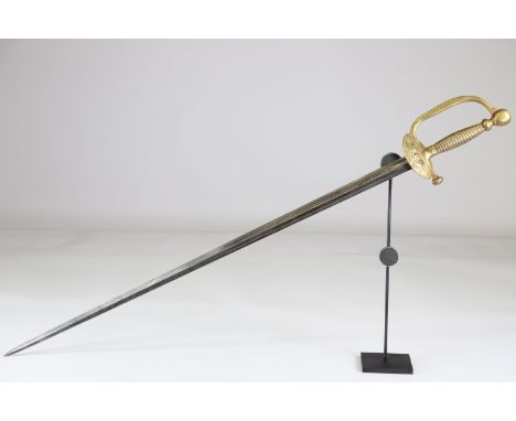 French sword fontionnaire 1820-1830Sizes: L. totale= 910mm L Lame= 750mm l lame= 25mmWeight (K): 0,74kgCondition: At first gl