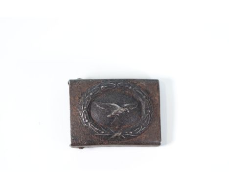 German WWII belt buckleSizes: H =50mm L =65mmWeight (K): 0,05kgCondition: At first glance: patina, normal wear