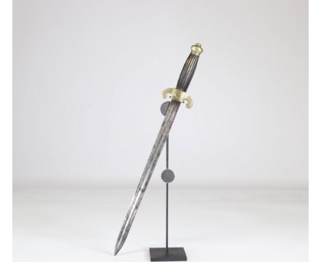 French dagger early 19thSizes: L. totale= 515mm L Lame= 375mm l lame= 23mmWeight (K): 0,38kgCondition: At first glance: patin