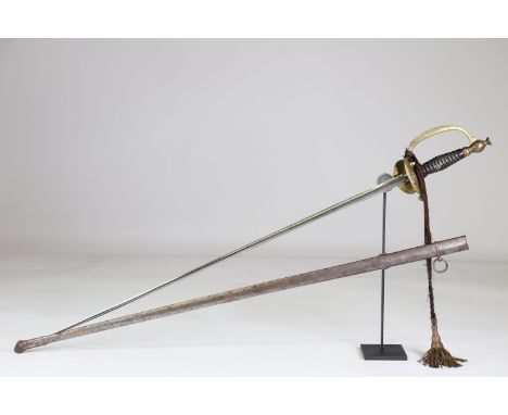 France rapier sword health service 19thSizes: L. totale= 1000mm L Lame= 820mm l lame= 18mmWeight (K): 0,9kgCondition: At firs