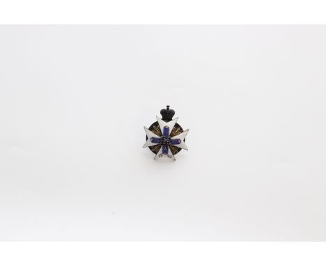Badge unknown originSizes: D = 45mmWeight (K): 0,03kgCondition: At first glance: patina, normal wear