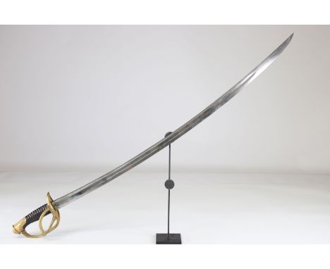 French saber officer model 1822 marked bladeSizes: L. totale= 1070mm L Lame= 920mm l lame= 30mmWeight (K): 1,03kgCondition: A
